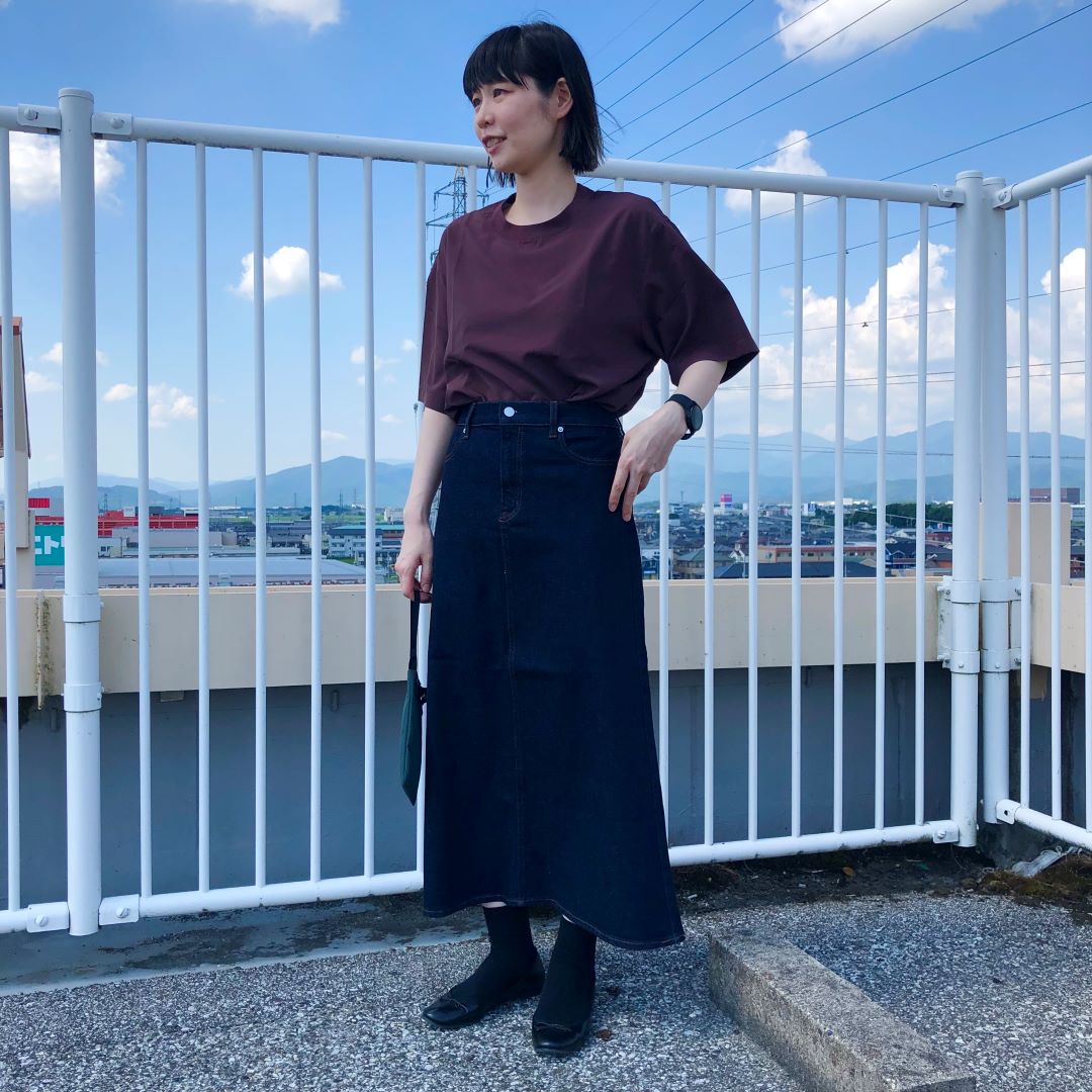 デニムスカート1