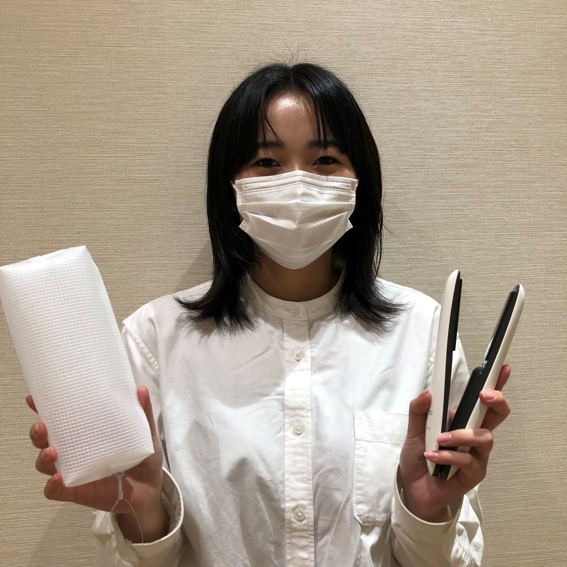 アル・プラザ長浜】トラベル用コードレスストレートヘアアイロン