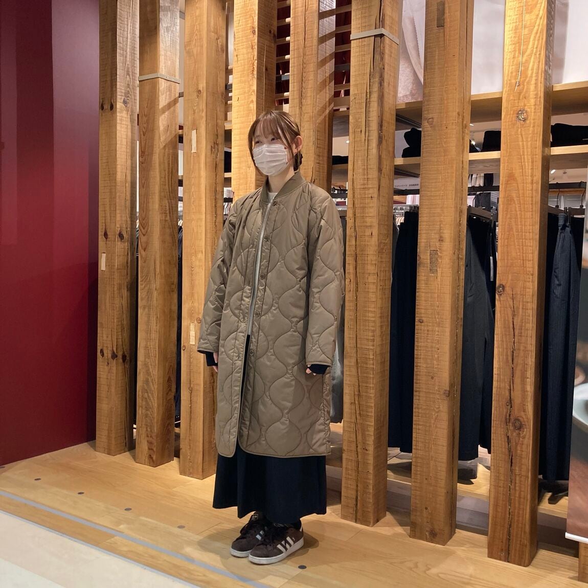 キルティングコート