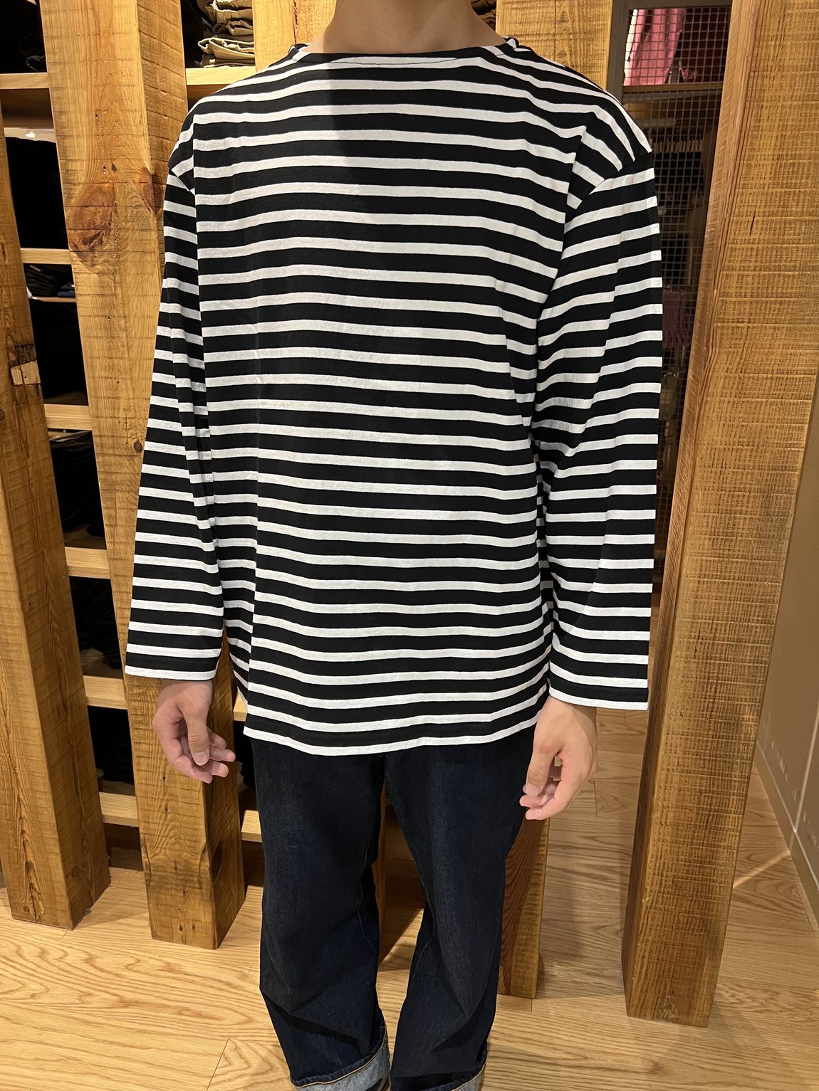 太番手9分袖Tシャツの画像