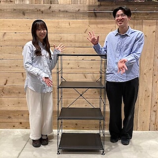 【白山北安田】スタッフのおすすめ！スチールユニットシェルフ・ダークグレーのご紹介