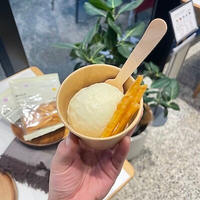 【白山北安田】五郎島金時アイス　限定トッピングのお知らせ