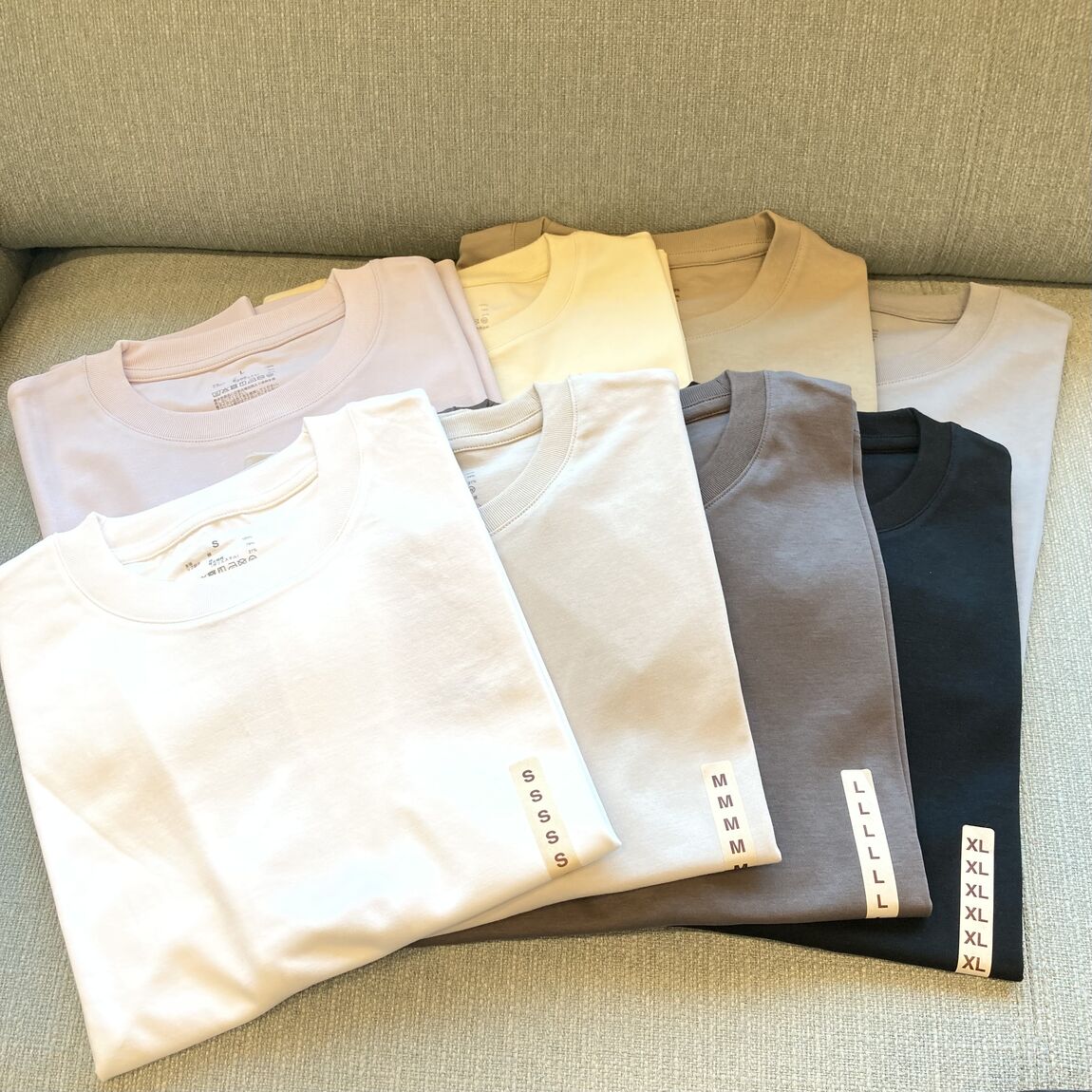 涼感UVカットクルーネックワイド半袖Tシャツ