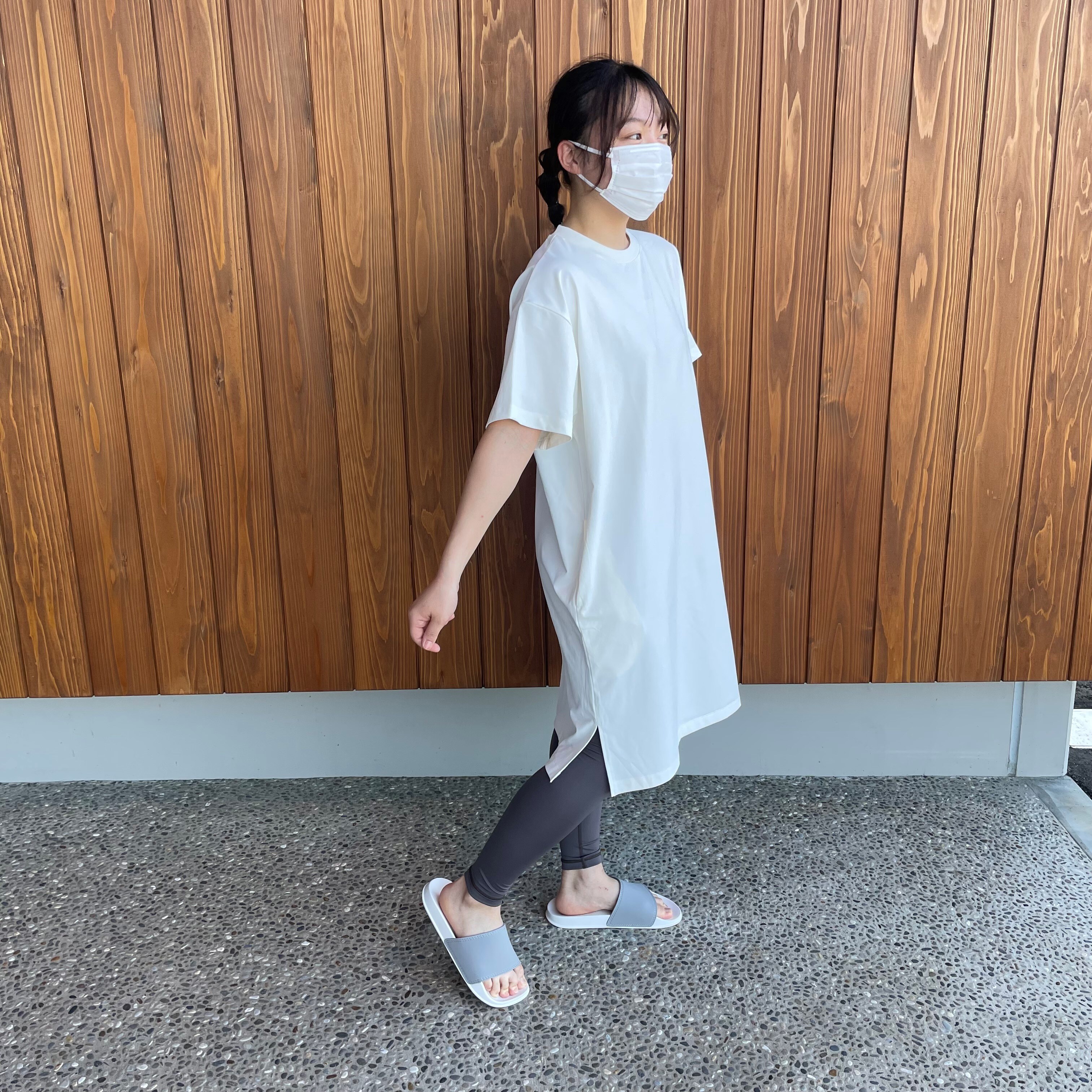 白山北安田】MUJI WALKERの「UVカット吸汗速乾半袖ワンピース」｜ 無印良品