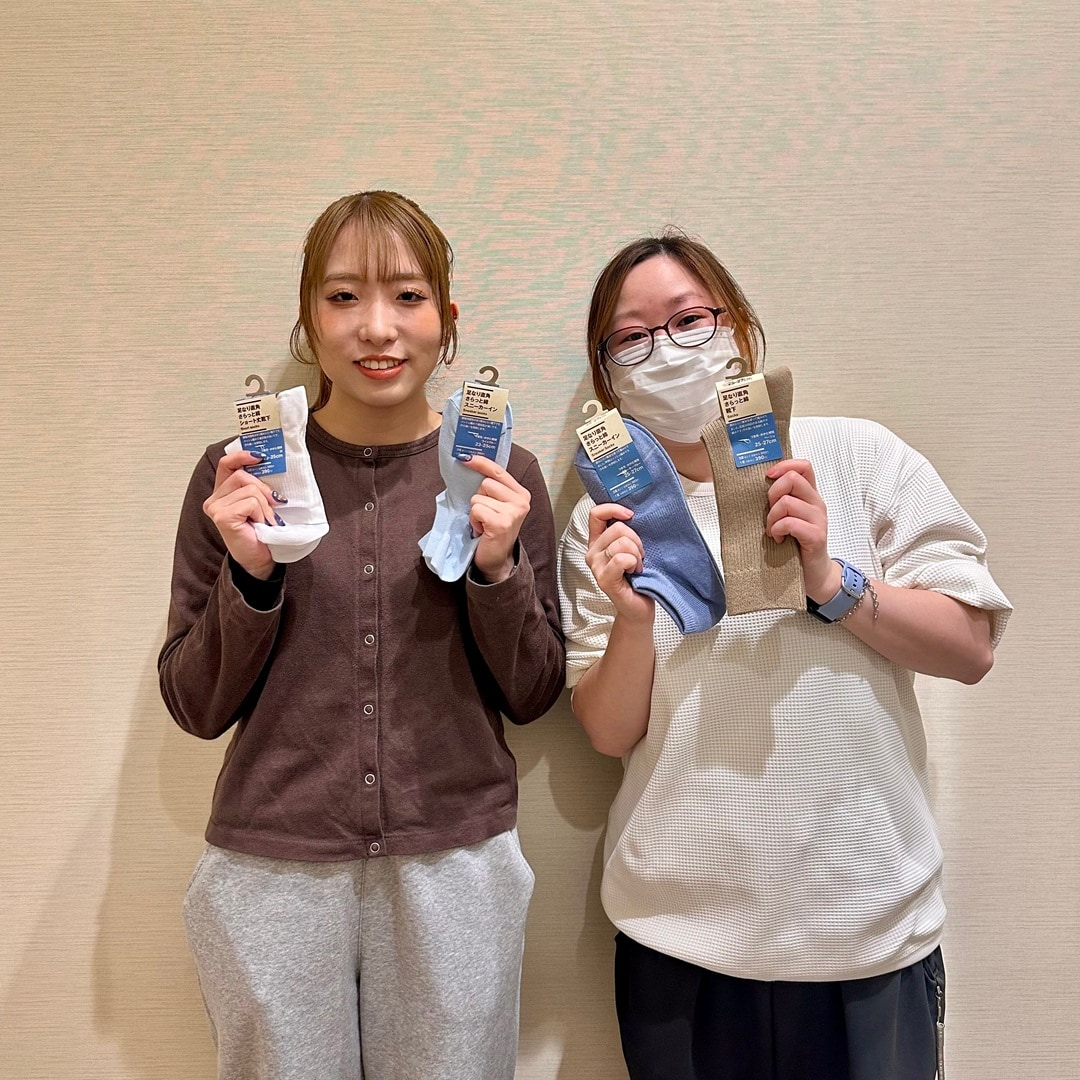 さらっと綿靴下　トップ