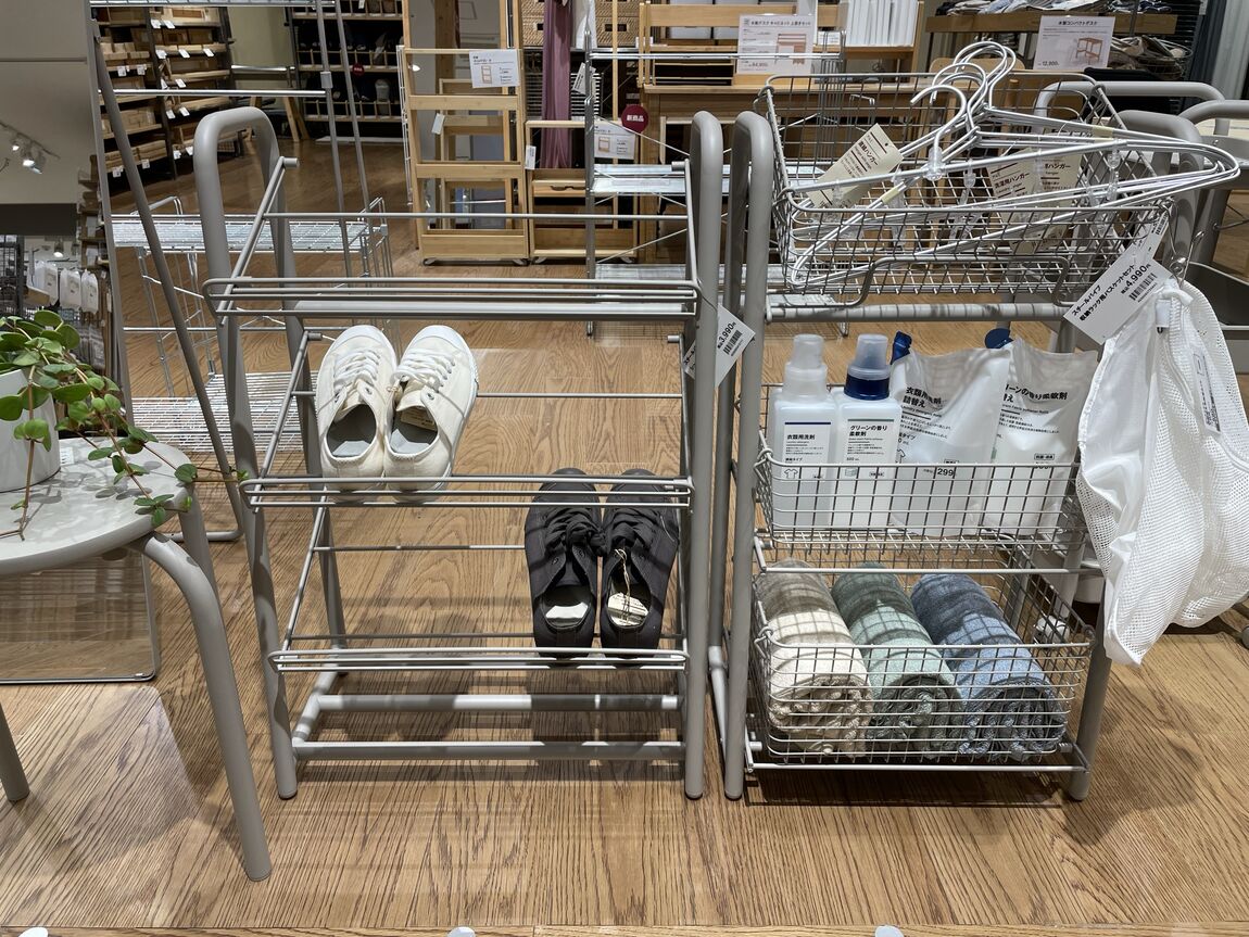muji スチールラック グレー MUJI 無印良品 スチール ユニットシェルフ 