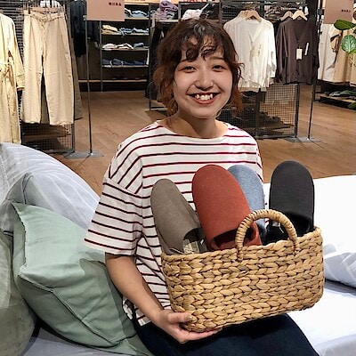 【天満屋ハピータウン岡北】秋色スリッパで模様替え