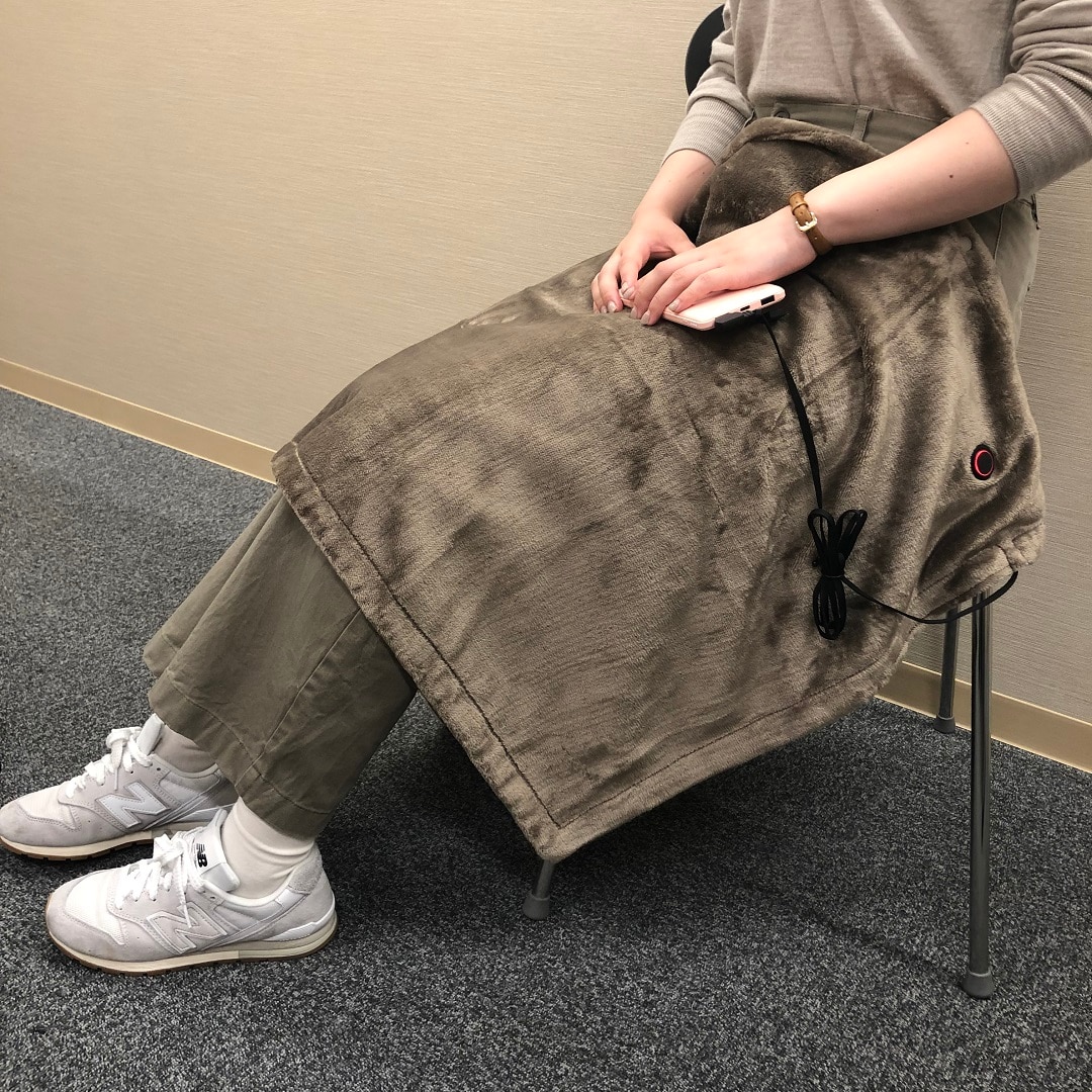洗えるUSBブランケット