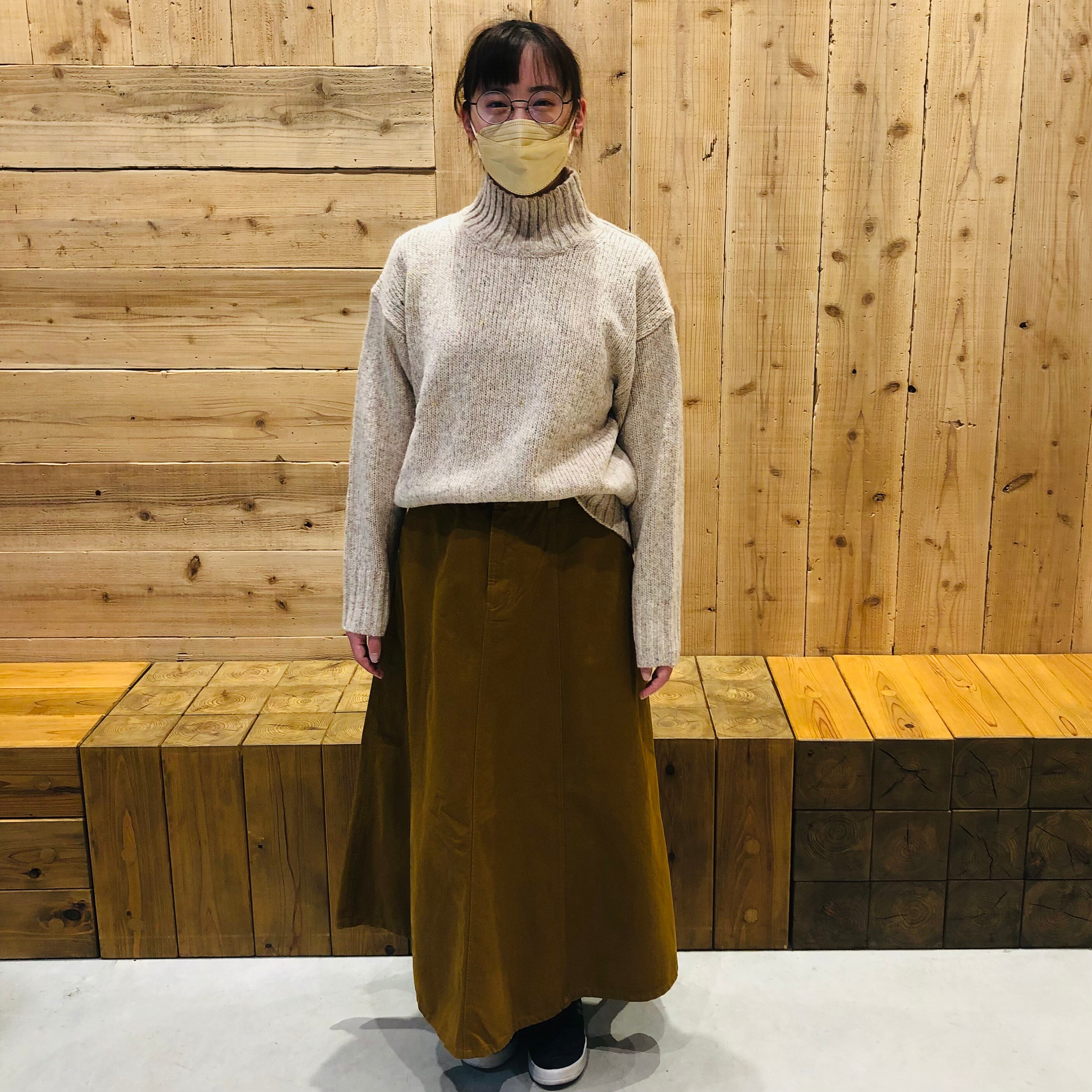 マキシ丈スカート
