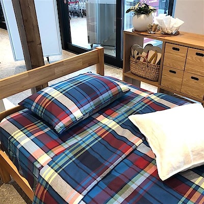 【旭川花咲】マドラスチェックで夏の準備