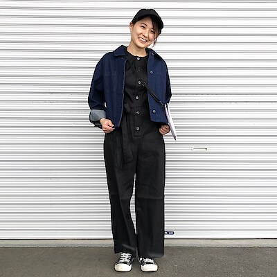 婦人 ヘンプ混ストレッチ ジャンプスーツ | 無印良品 