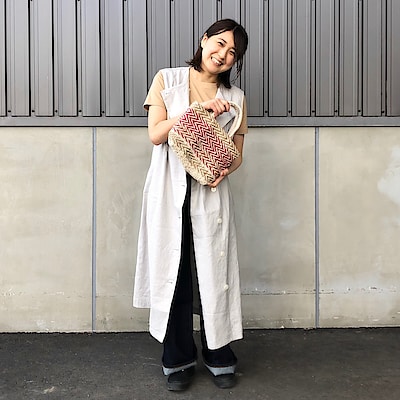 婦人 ヘンプ混ストレッチ ジレワンピース | 無印良品