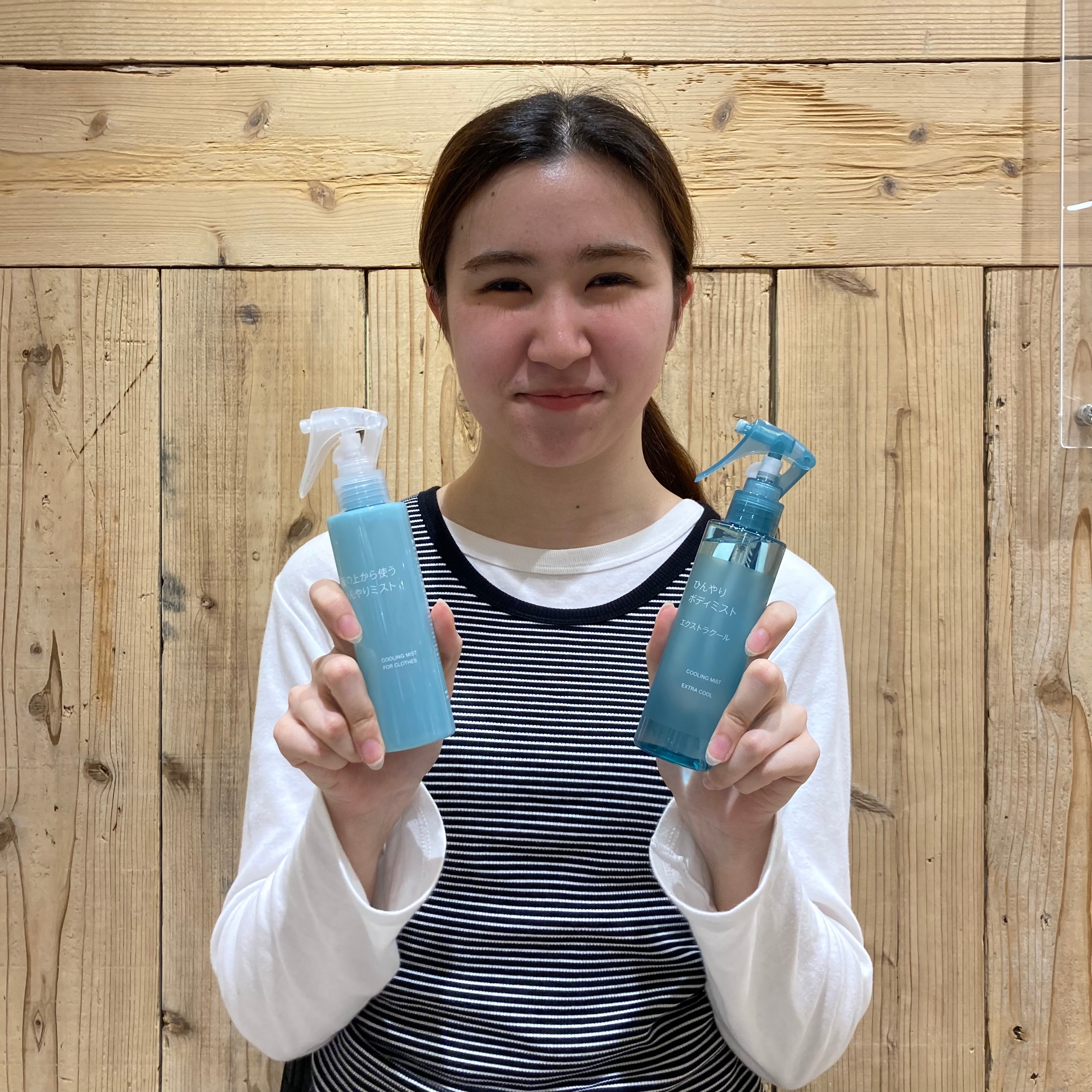 服の上から使うひんやりミスト、ひんやりボディミスト
