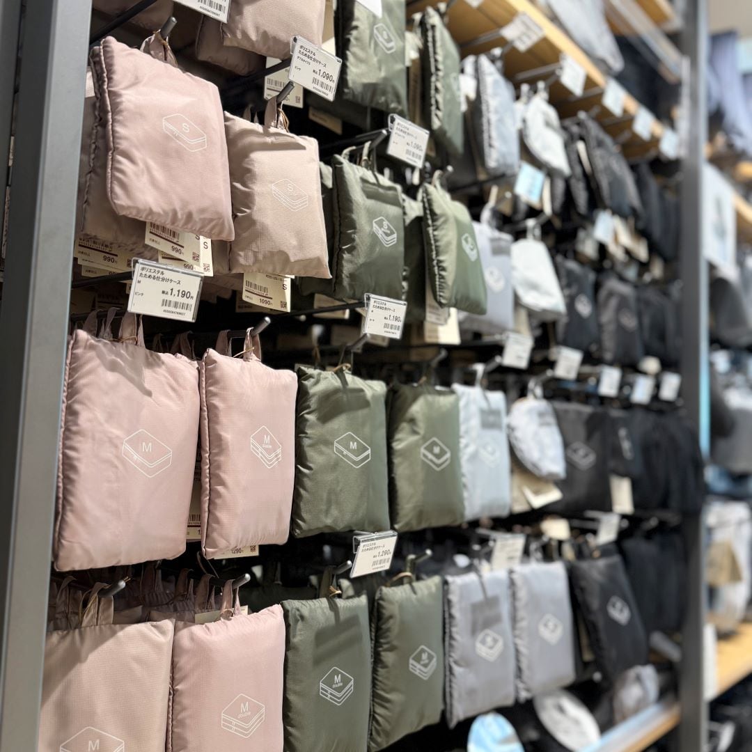 仕分けケースの商品陳列画像