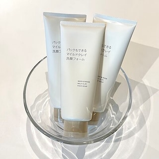 【マルエイガレリア】1本で2役を担う、パックもできるマイルドクレイ洗顔フォーム