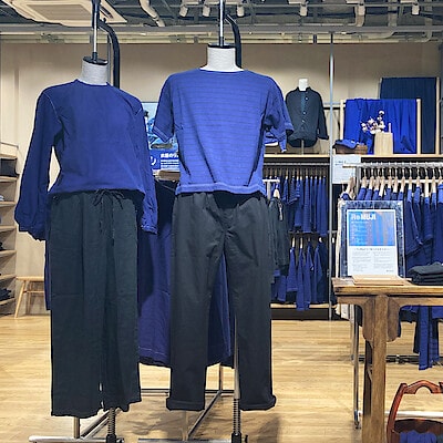 【マルエイガレリア】染め直して生まれ変わった服、ReMUJIのお取り扱いが始まりました。