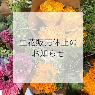 【マルエイガレリア】生花販売休止のお知らせ