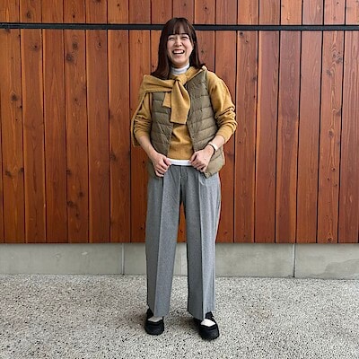 【新潟河渡新町】身長165cm　婦人ウールセーターコーデ