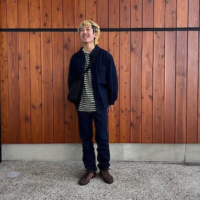 【新潟河渡新町】　身長180cm　紳士　春コーデ