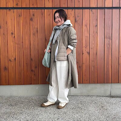 【新潟河渡新町】　身長169cm　婦人　春コーデ