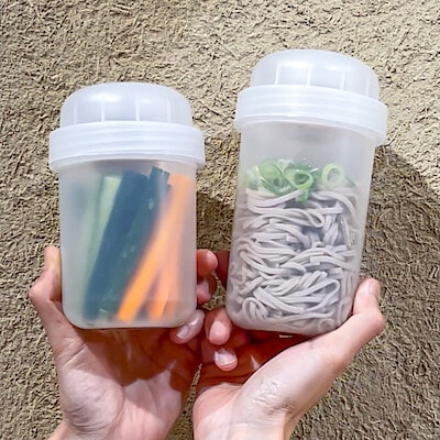 【アルパーク】夏のお弁当に　トッピングカップ付き　ランチカプセル