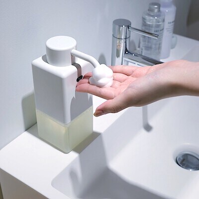 【アルパーク】新商品｜手をかざすだけの新習慣。泡ハンドソープの『オートディスペンサー』が発売です。