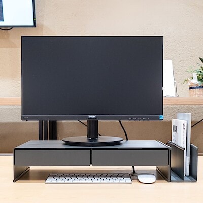 【アルパーク】新商品｜デスク周りをスッキリ整理整頓。『スチールモニタースタンド』が登場しました！