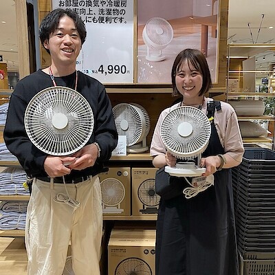 【アルパーク】静かな音で就寝中にも大活躍！360度首振り機能付きサーキュレーター