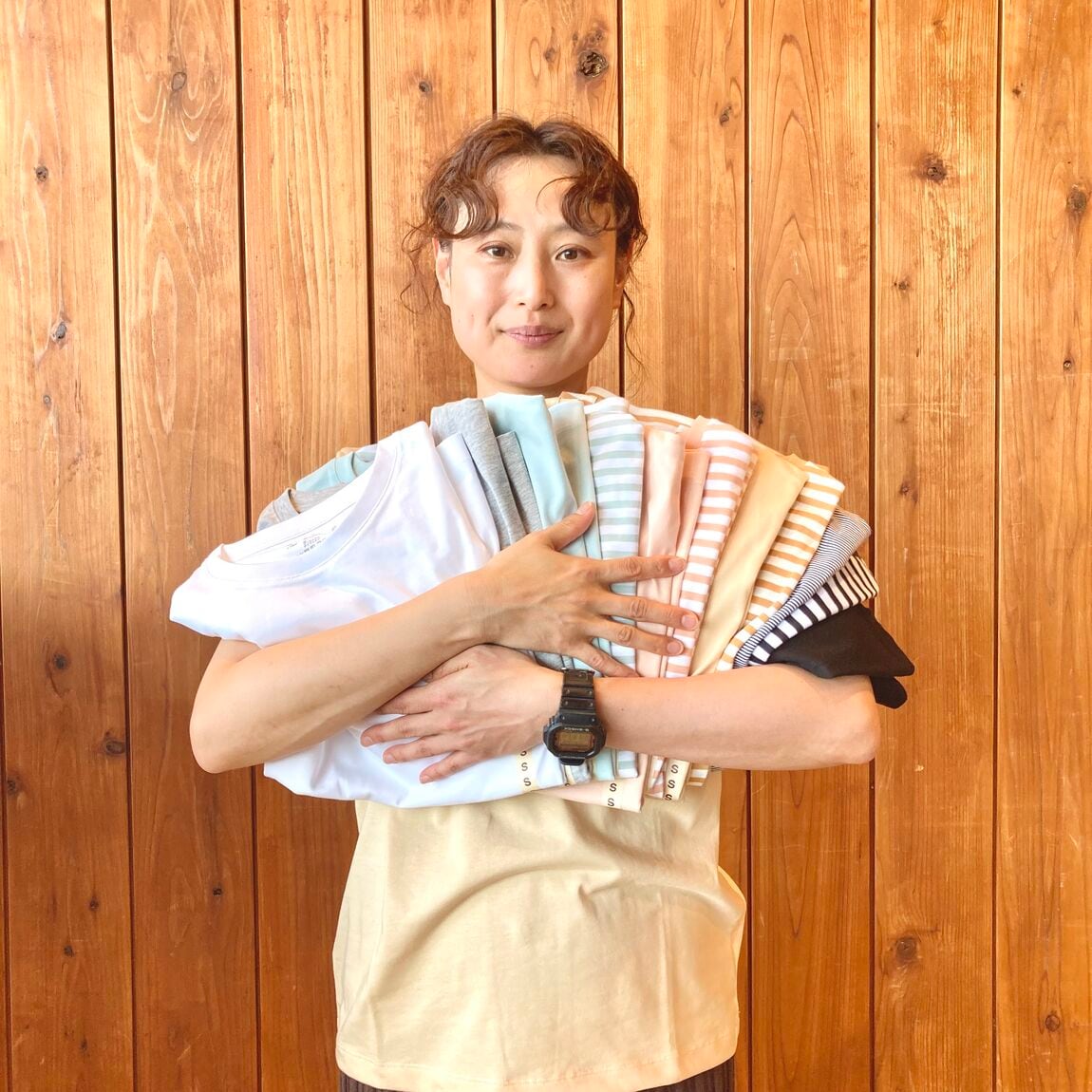 【燕】スタッフが天竺編みクルーネック半袖Ｔシャツ全11色を持っている