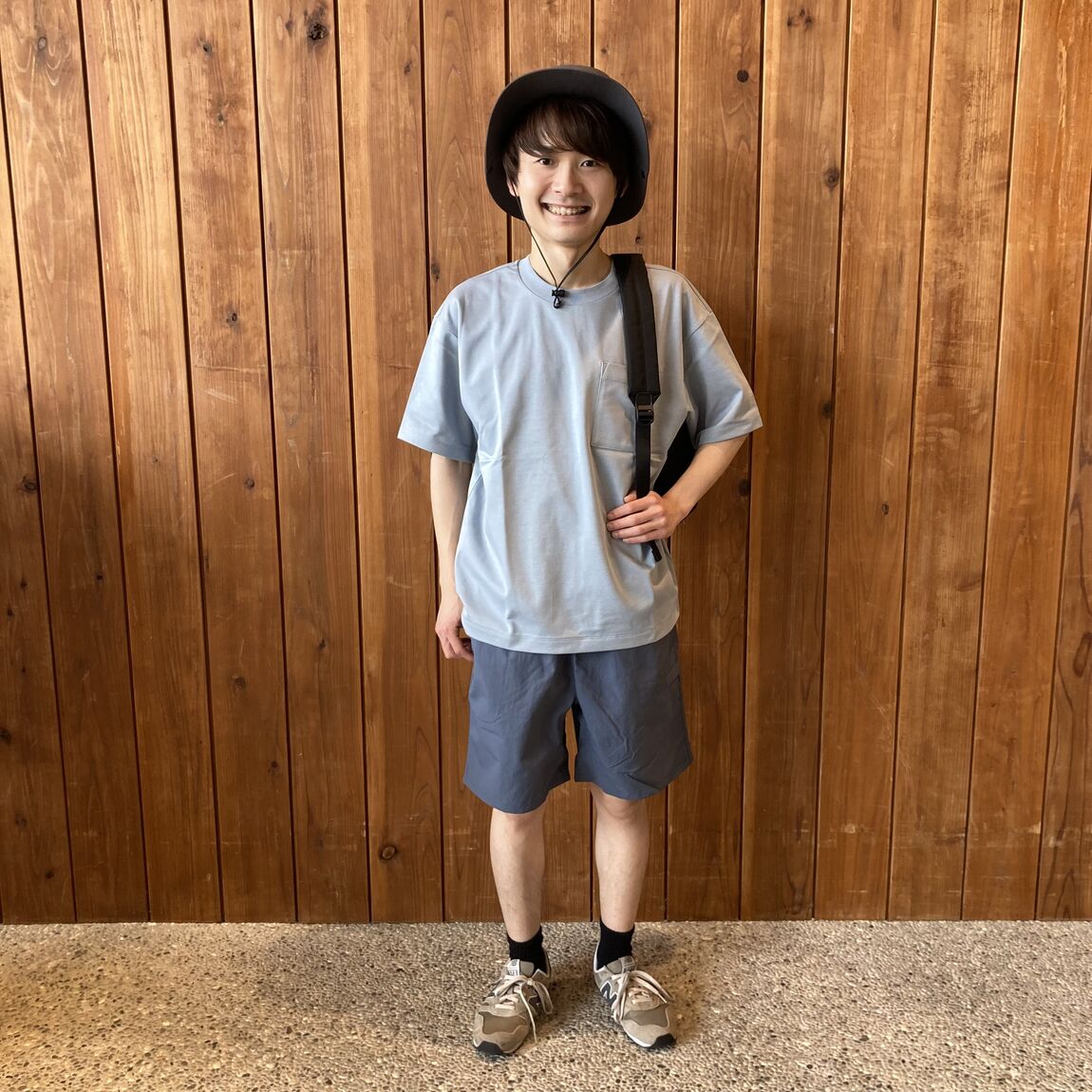 紳士涼感UVワイド半袖TM前