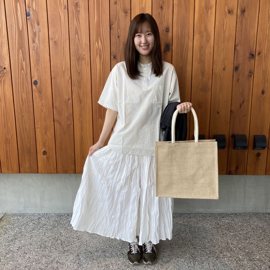 楊柳スカートパンツ正面