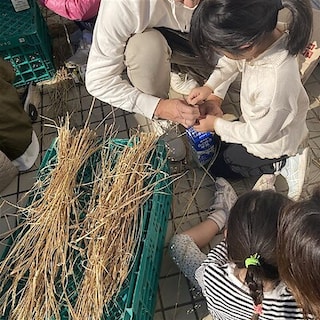 【ルビットパーク大口】田んぼの学校〜11月脱穀・籾摺り・精米〜