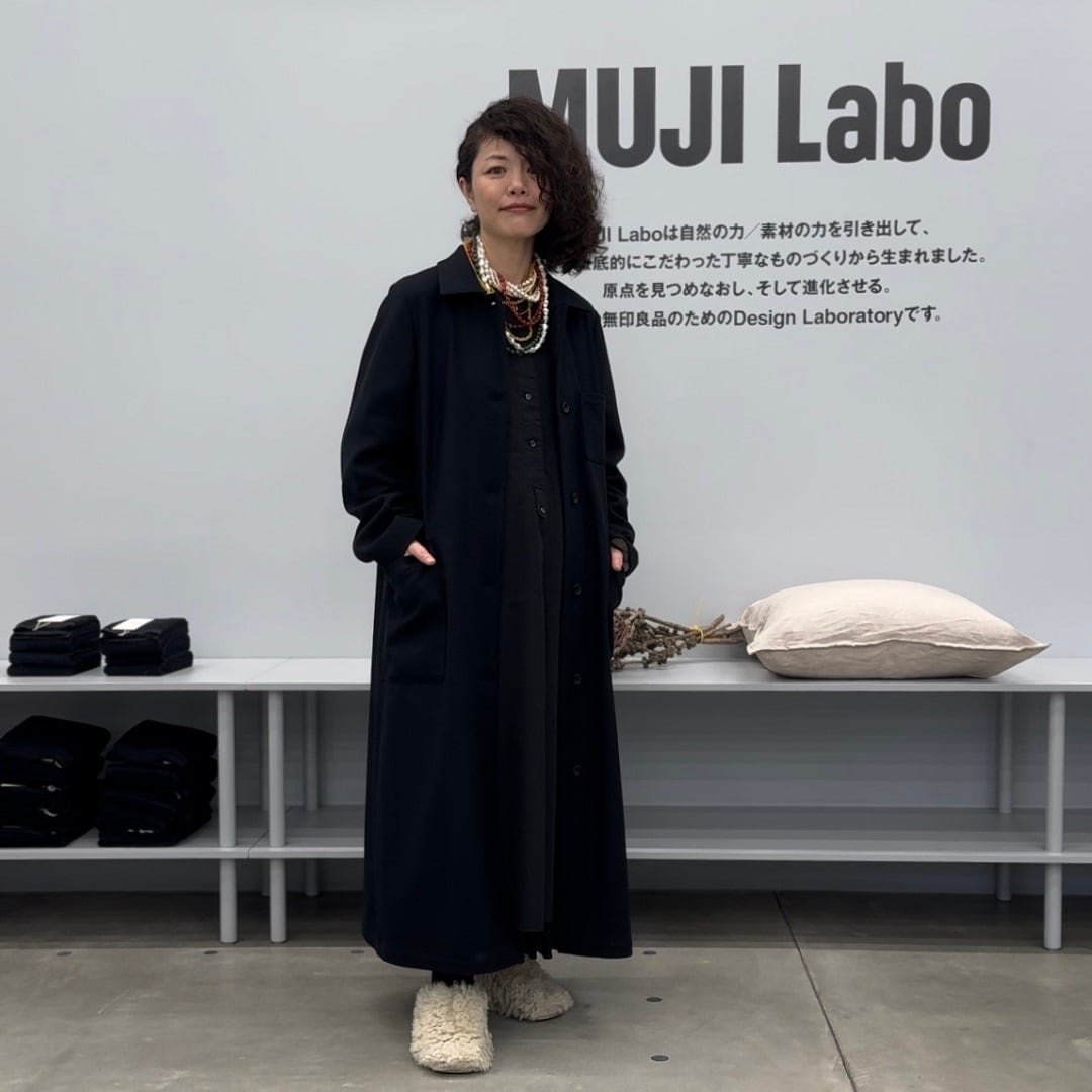 新品＊タグ付】無印良品 MUJI Labo＊ウール混 ロングコート XL 新品 