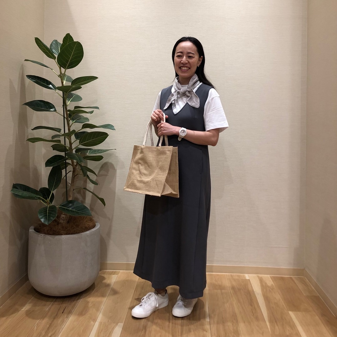 婦人服着用画像