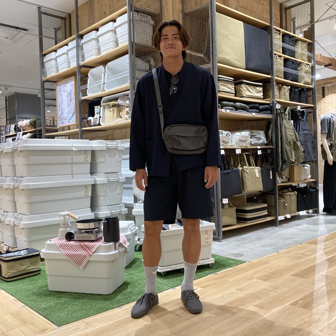 紳士服着用画面