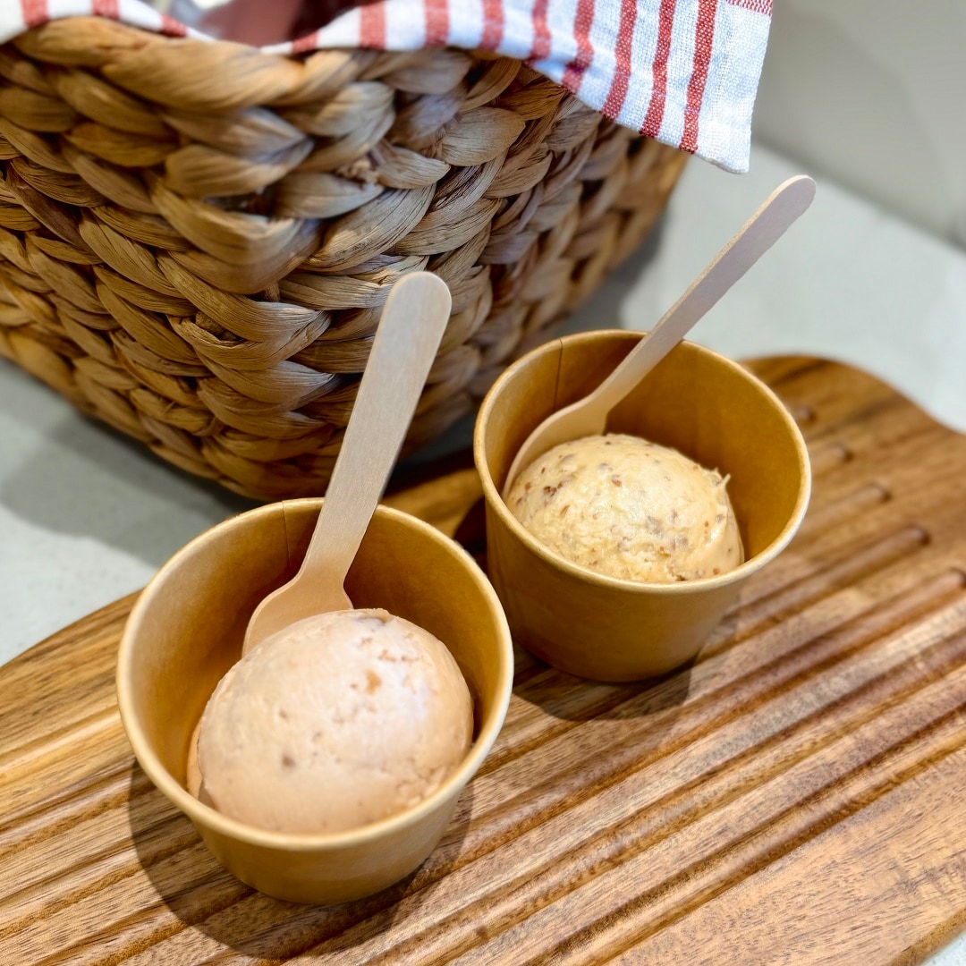 ラムレーズン、マロンのアイス