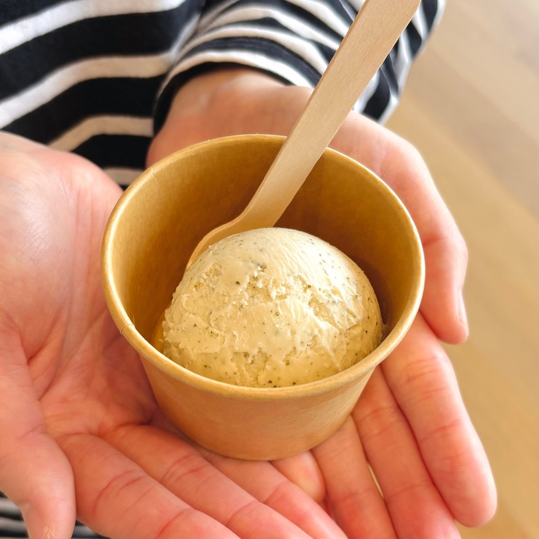 昆布と黒糖アイス