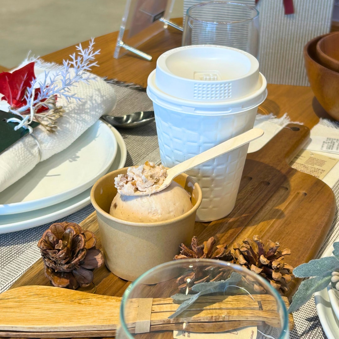 ジンジャーブレッドラテとマロン