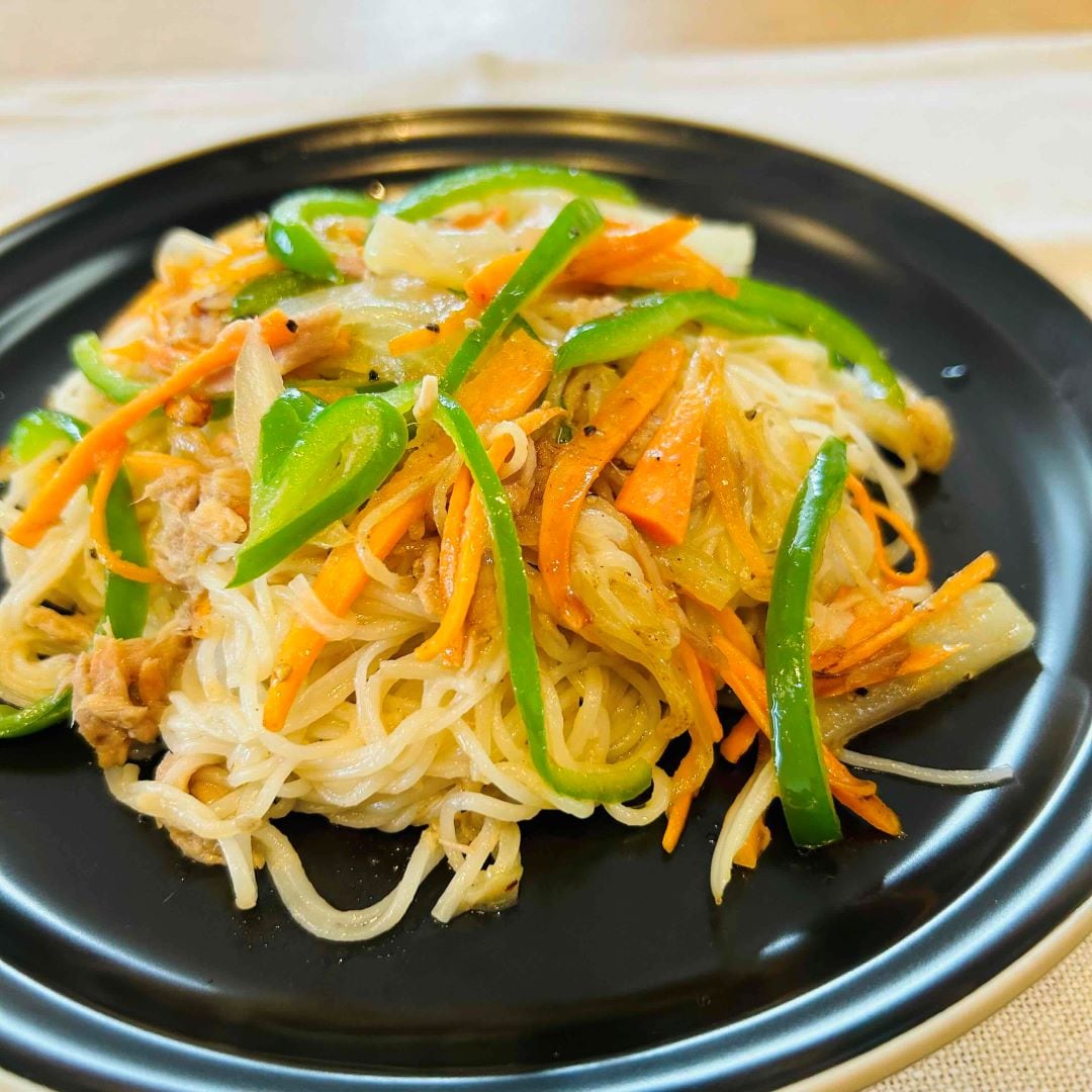 「かんたん調理　青菜炒めの素」でつくる「そうめんチャンプルー」