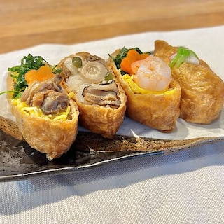 【ゆめタウン徳山】アレンジレシピ〜あさりと山菜の甘酢ごはんの素で作るいなり寿司〜