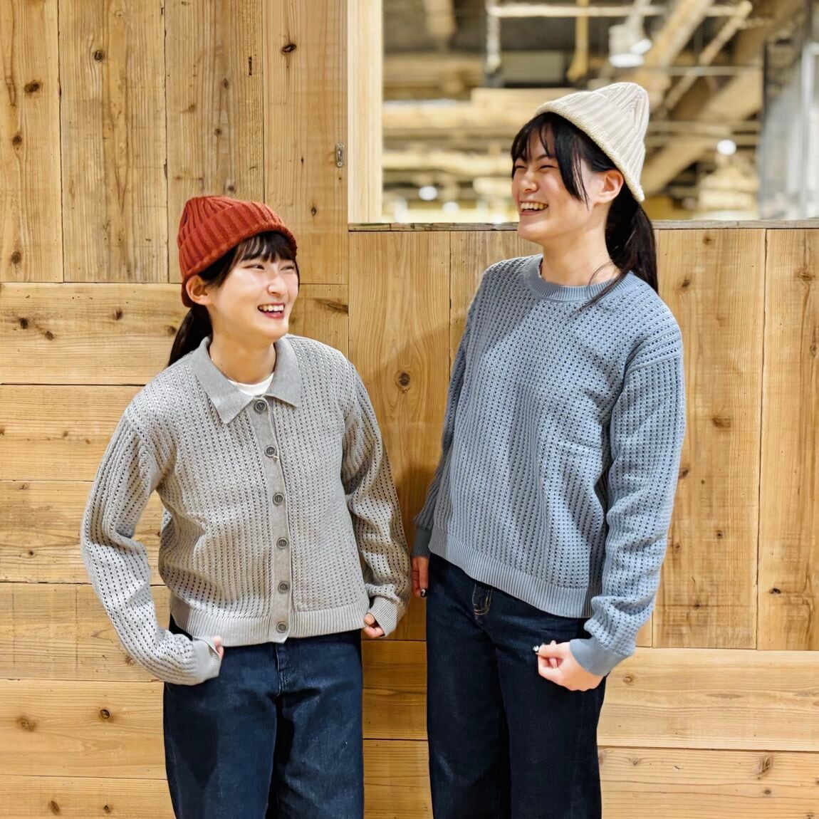 メッシュ編み①