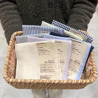 【リーフウォーク稲沢】プチギフトにもおすすめ　ガーゼハンカチ・和晒抗菌防臭ハンカチ