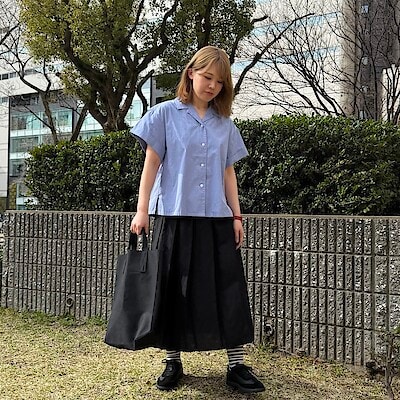 婦人 リネンリヨセルイージータックスカート | 無印良品