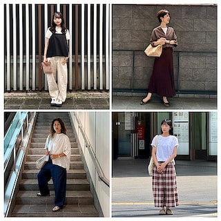 【ソラリアプラザ】無印良品のTシャツのスタイリングまとめ