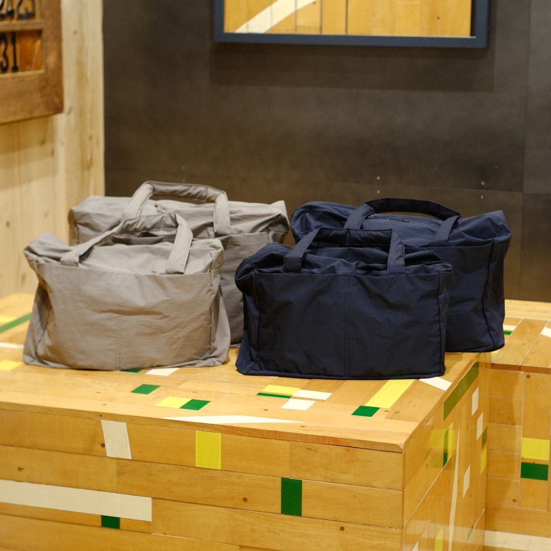 【ゆめが丘ソラトス】【旅行】お土産買いすぎちゃったかなあ…の時に！「再生ナイロンたためるボストンバッグ」_19bmdP