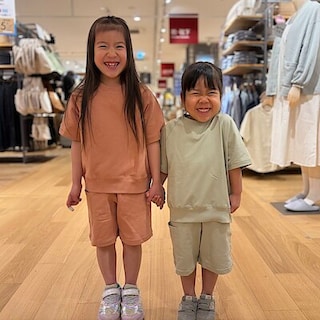 【イオンタウン伊賀上野】兄弟お揃いコーデ|ライトスウェット