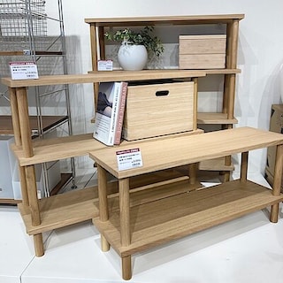 【サミット高井戸東】組み立てらくちん。手軽に組み立てられる木製シェルフ