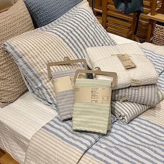 【ヨシヅヤ笠松】サッカー織の寝具が入荷しました。