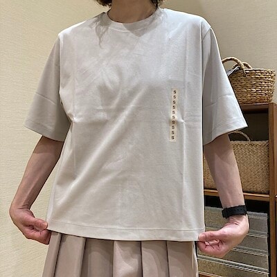 【ヨシヅヤ笠松】婦人　涼感ワイド半袖Tシャツ　サイズ別特集