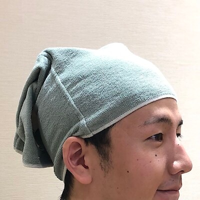 【ヨシヅヤ笠松】サウナでも使えるのびのびターバンタオル